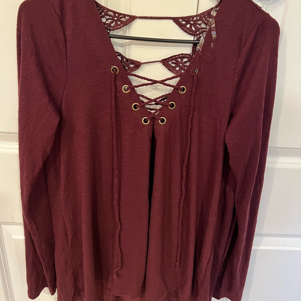 Lace up Top
